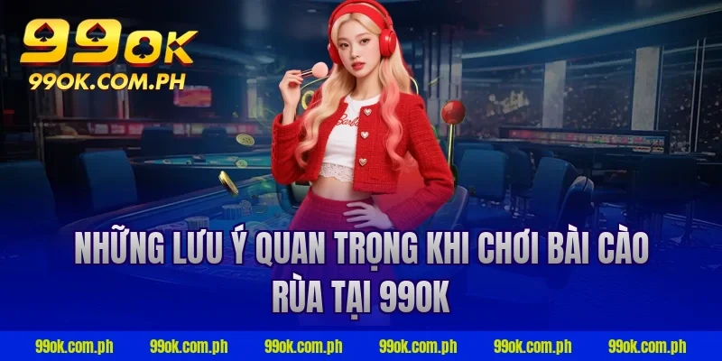 Những lưu ý quan trọng khi chơi bài cào rùa tại 99ok