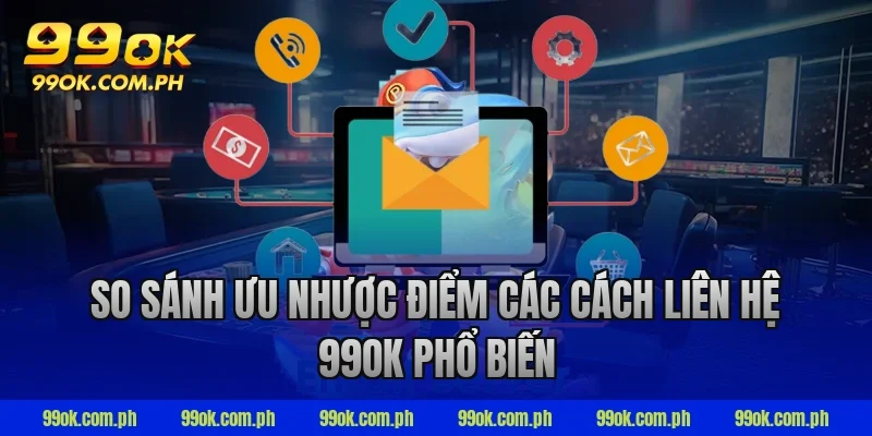 So sánh ưu nhược điểm các cách liên hệ 99ok phổ biến